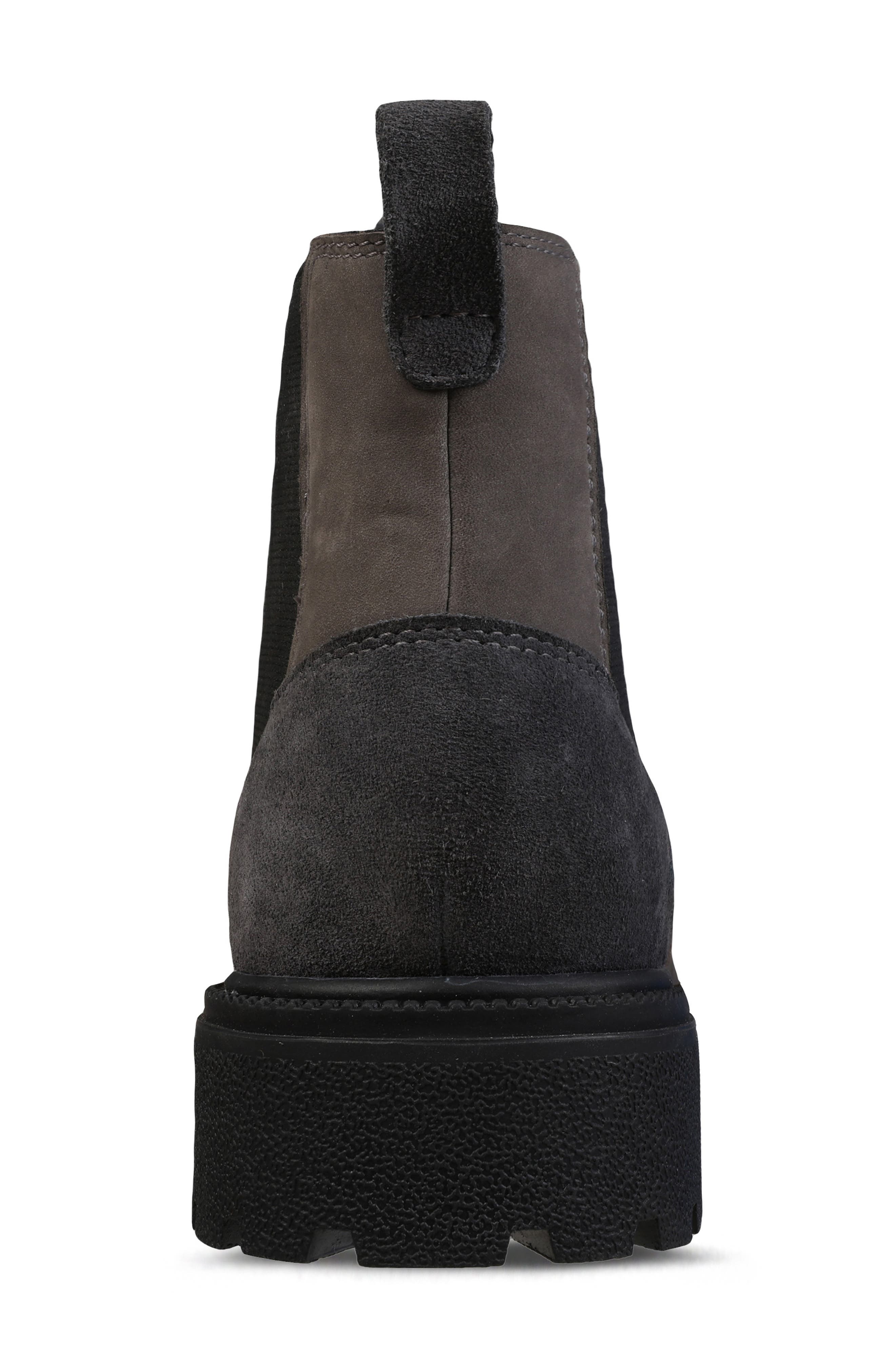 Marcus Lug Sole Boot, Alternate, color, CHARCOAL/ BLACK