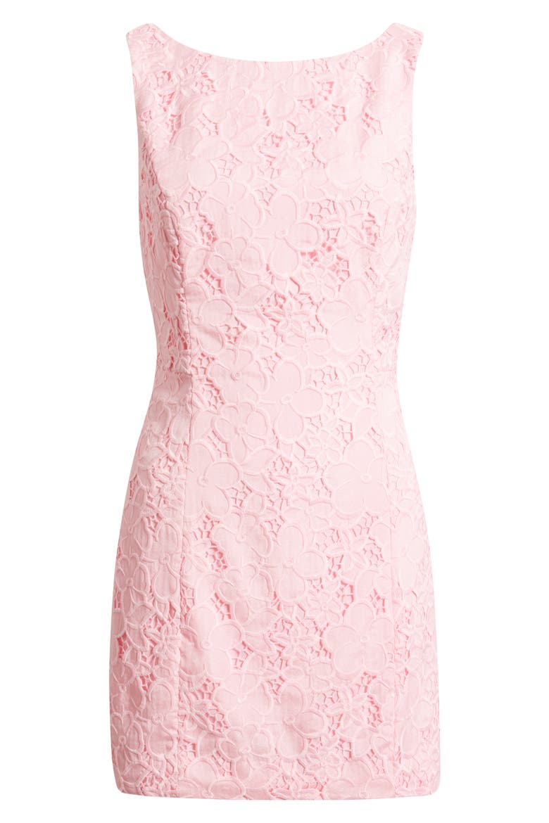 Jules Skirted Romper, Alternate, color, CONCH SHELL PINK FLOWER BUNCH