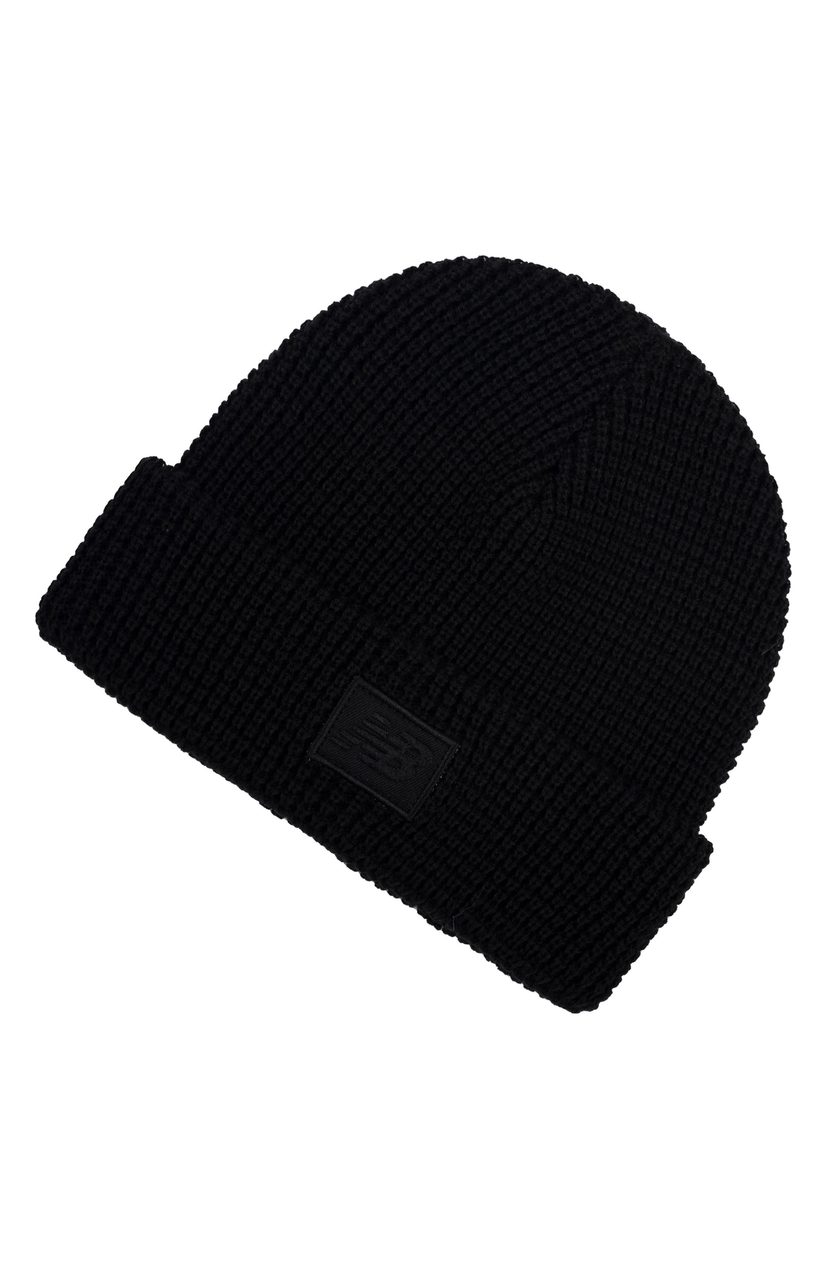 New Balance Patch Waffle Knit Beanie