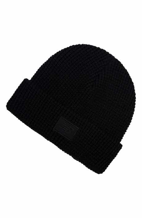 New Balance Patch Waffle Knit Beanie