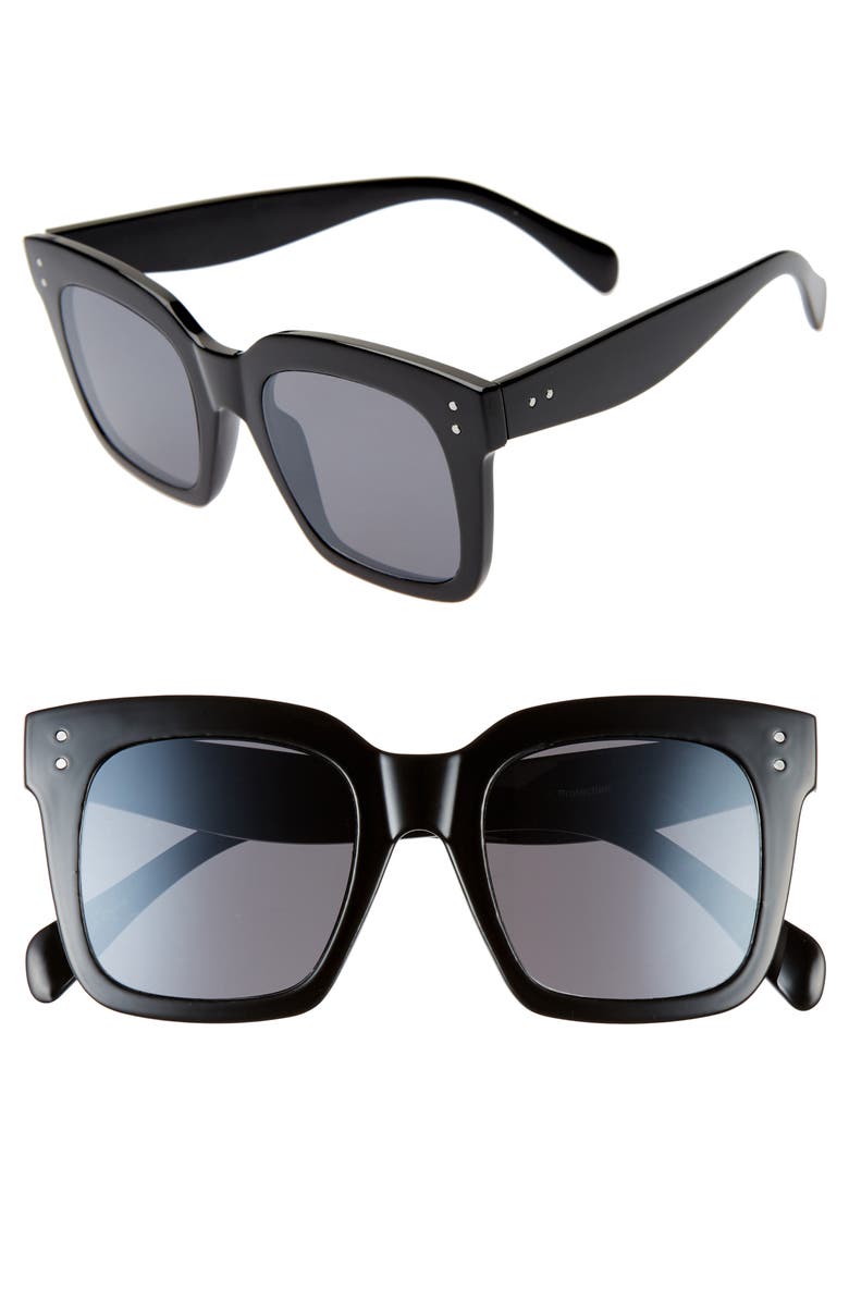 BP. 49mm Square Sunglasses, Main, color, 