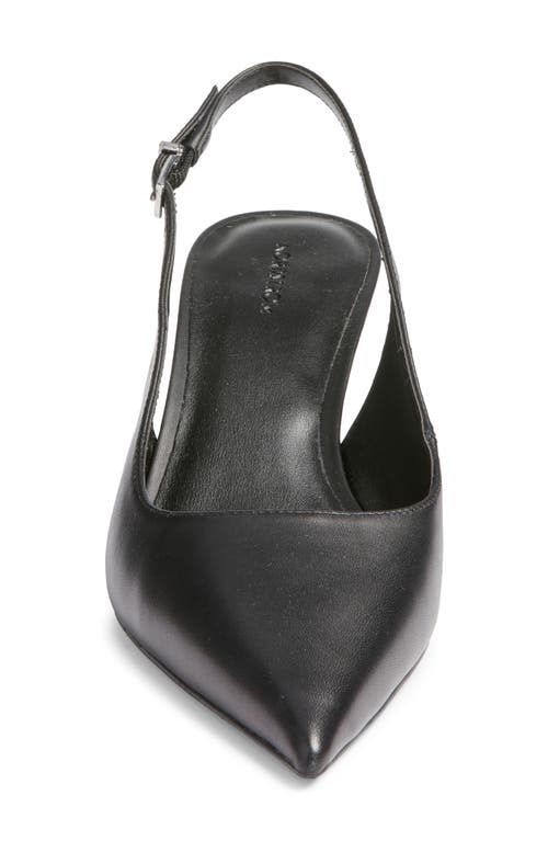 Nordstrom Liza Slingback Pointed Toe Pump In Black