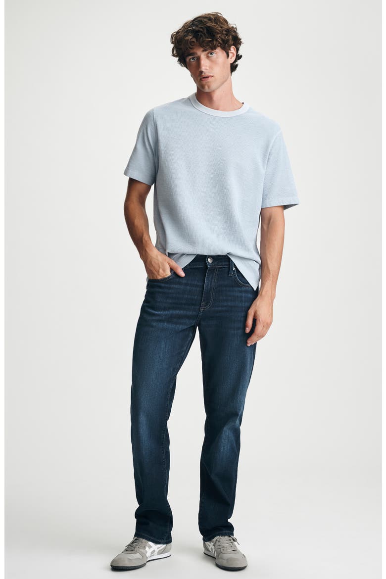 Matt Regular Rise Relaxed Straight Leg Jeans, Alternate, color, MIDNIGHT BRUSHED WIL