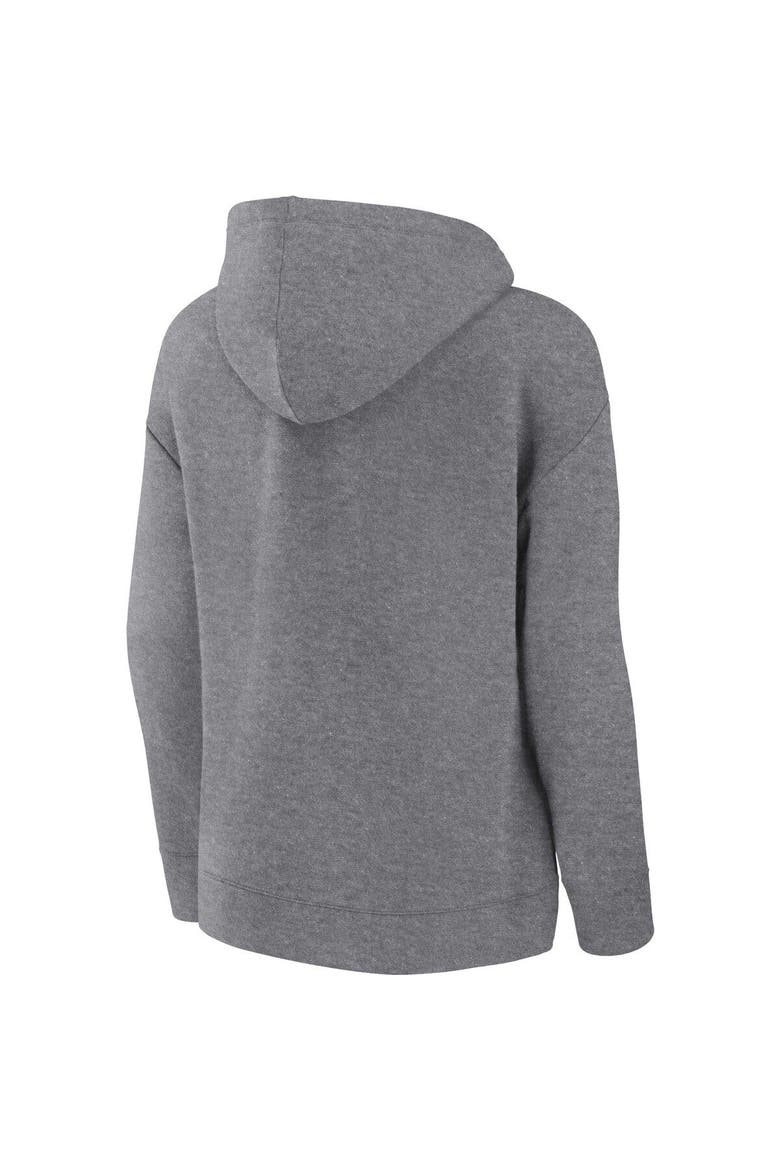 Women's Fanatics Heather Gray Houston Astros Script Favorite Lightweight Pullover Hoodie, Alternate, color, Heather Gray