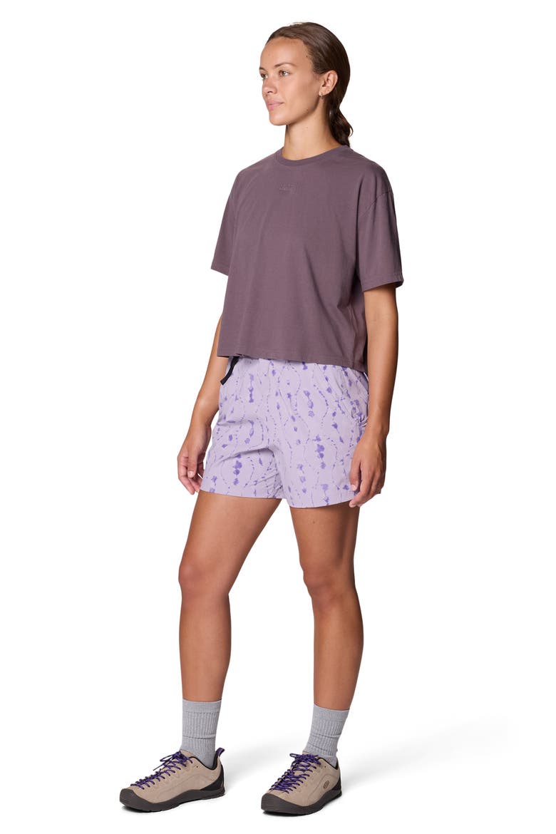 Peak Rambler Water Repellent Shorts, Alternate, color, ATMOSPHERIC CASCADE PRINT