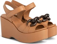 Pedro Garcia Delta Platform Wedge Sandal