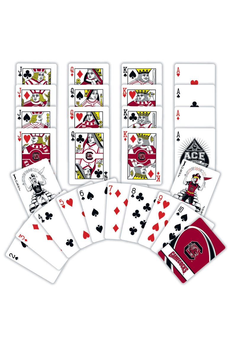 South Carolina Gamecocks Playing Cards, Alternate, color, Multicolor