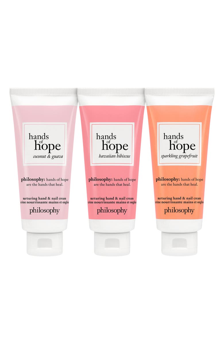 philosophy hands of hope hand cream set of three, Alternate, color,