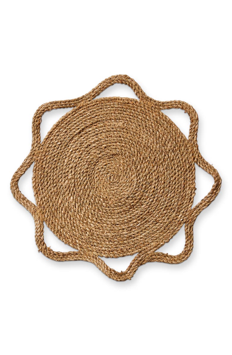 tag Sunshine Placemat Natural Seagrass Everyday, Main, color, Brown