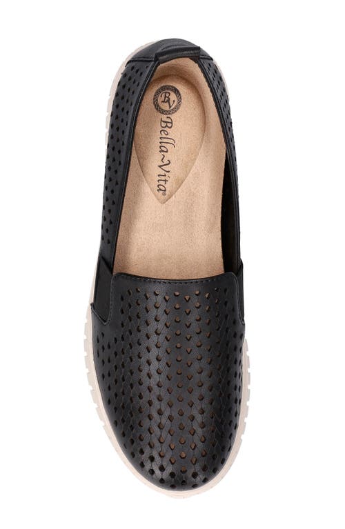 Bella Vita Helm Sneaker In Black Leather