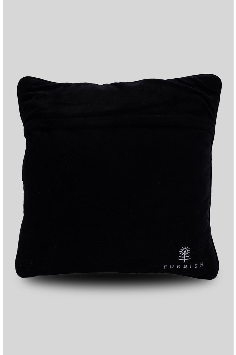 Penalty Box Needlepoint Pillow, Alternate, color, Penalty Box