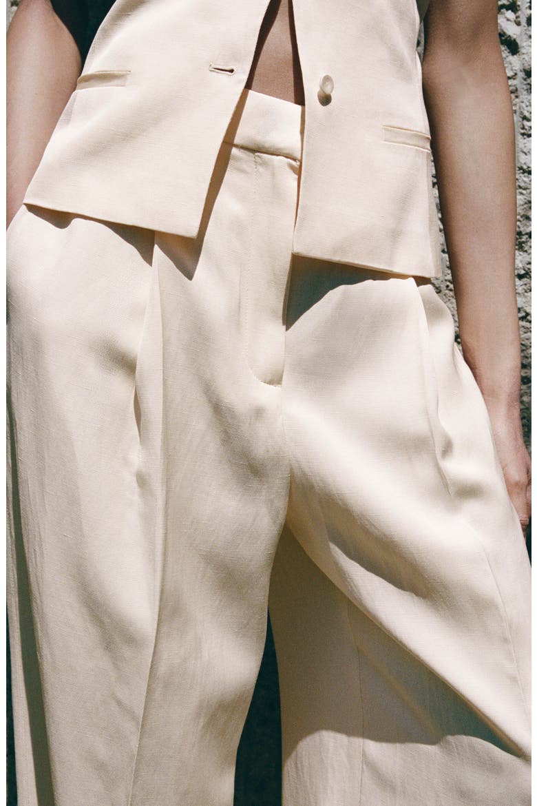 Mariana Wide Leg Pants, Alternate, color, ECRU
