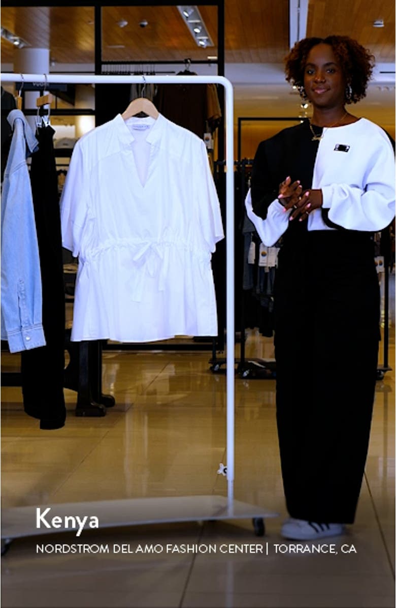 Nina Tie Waist Cotton Top, sales video thumbnail