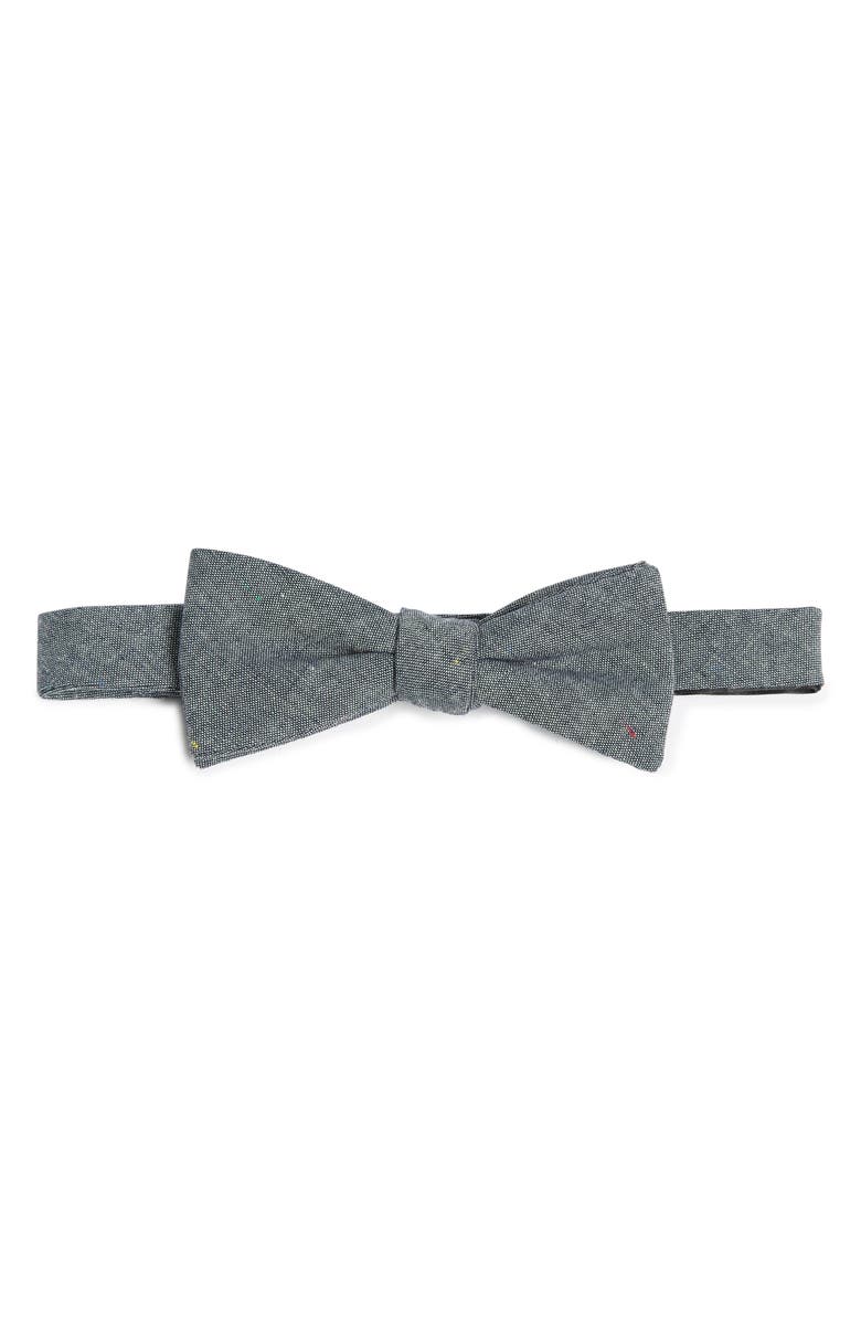 Original Penguin Rowley Solid Cotton Bow Tie, Main, color,