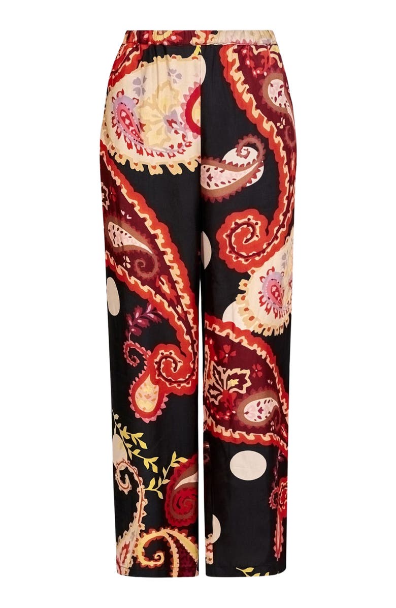 Alembika Wide leg pants in Fiesta print, Alternate, color, 