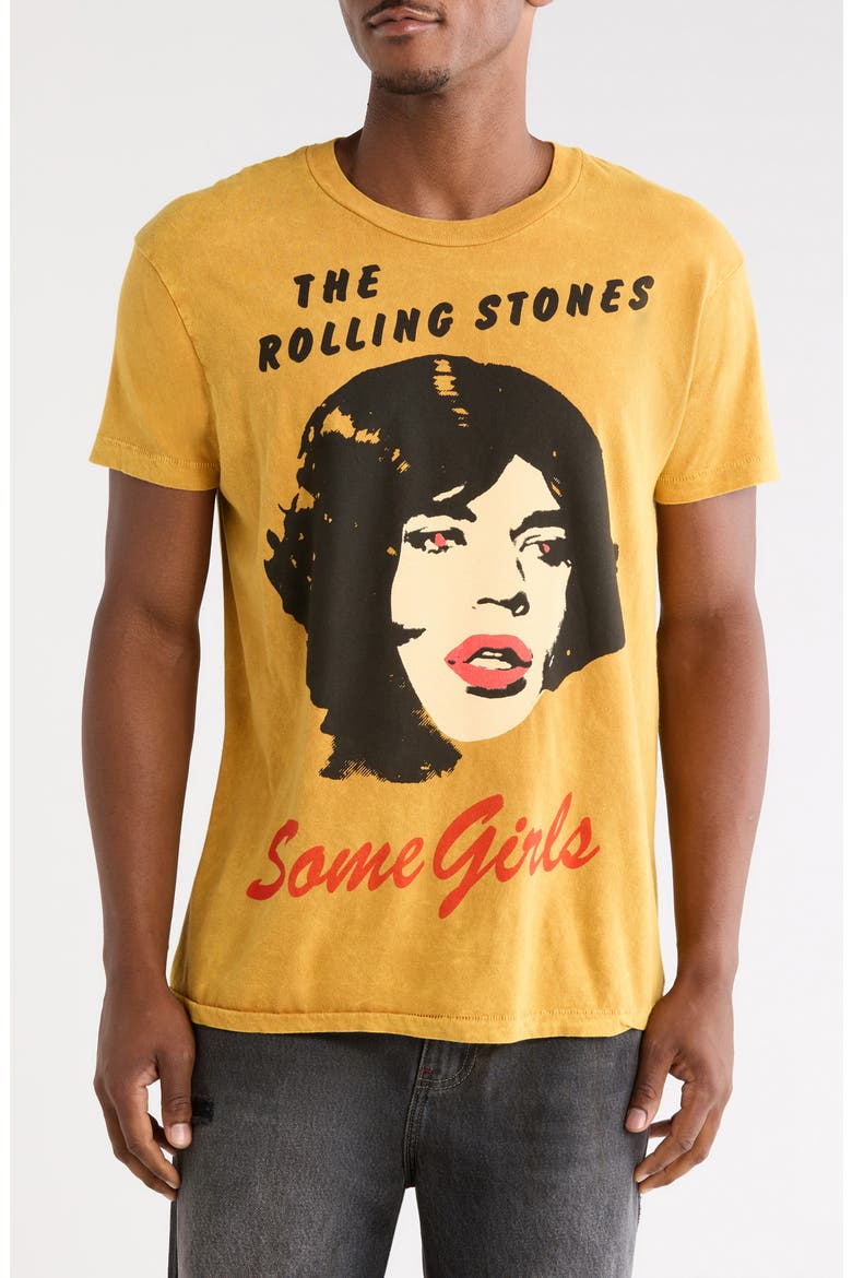 Rolling Stones Some Girls Cotton Graphic T-Shirt, Main, color, GOLD FADE