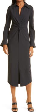 Cinq à Sept Mckenna Long Sleeve Midi Dress