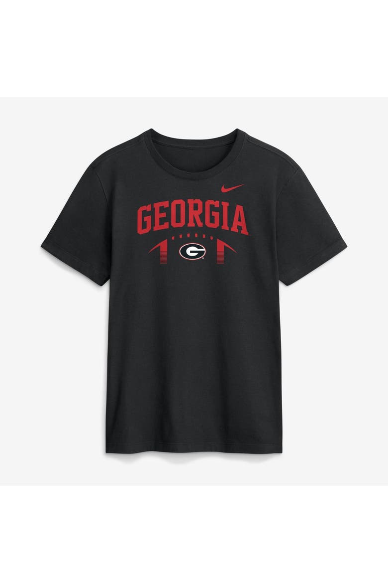 Men's Nike Black Georgia Bulldogs Primetime Football Icon T-Shirt, Main, color, Black
