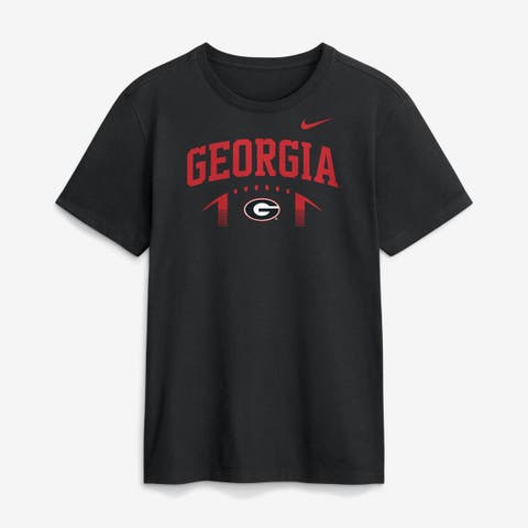 Men's Nike Black Georgia Bulldogs Primetime Football Icon T-Shirt