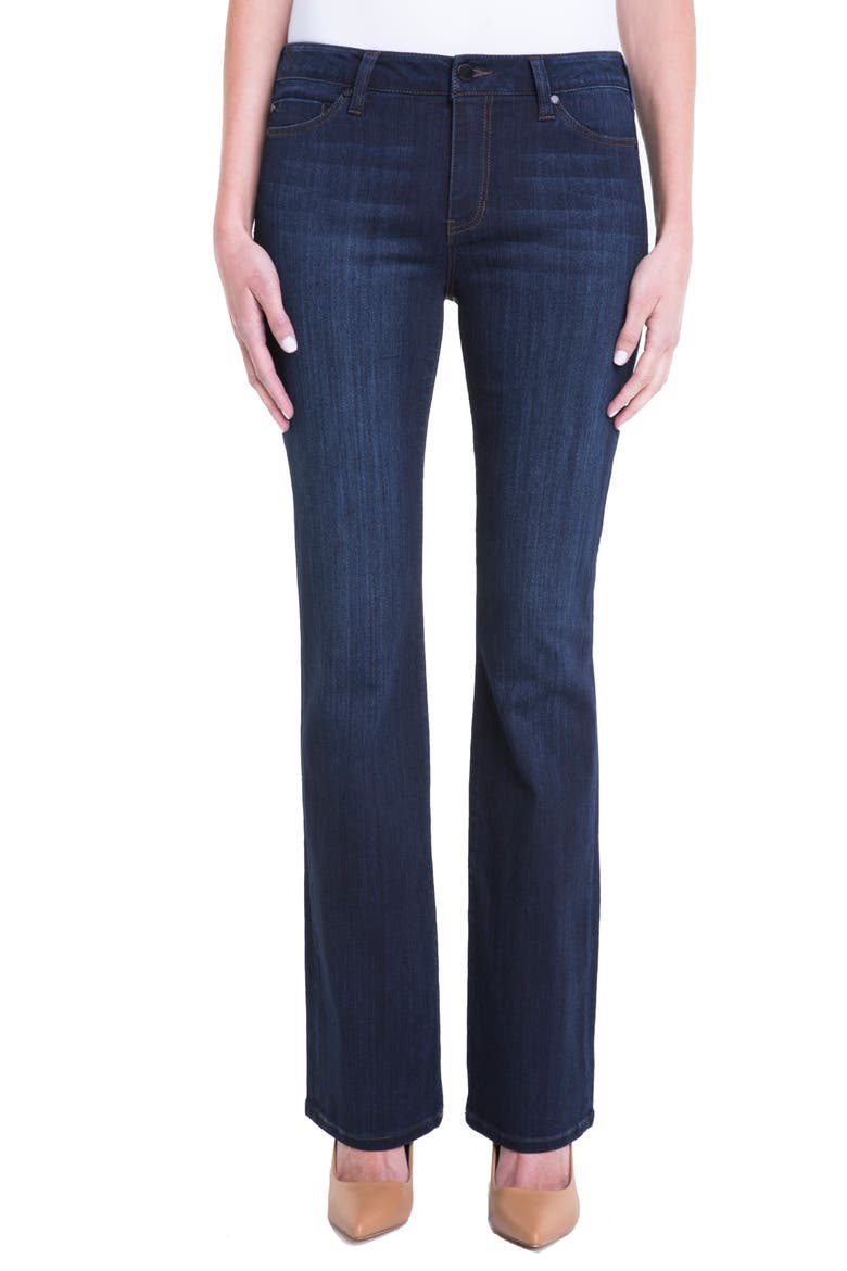 Lucy Mid Rise Bootcut Jeans, Main, color, DUNMORE DARK