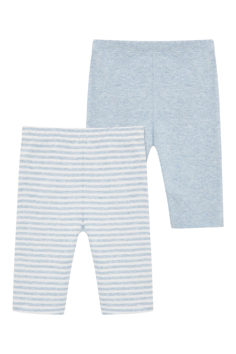 Blue Bear Assorted 2-Pack Cotton Pants (Nordstrom Exclusive), Alternate, color, BLUE