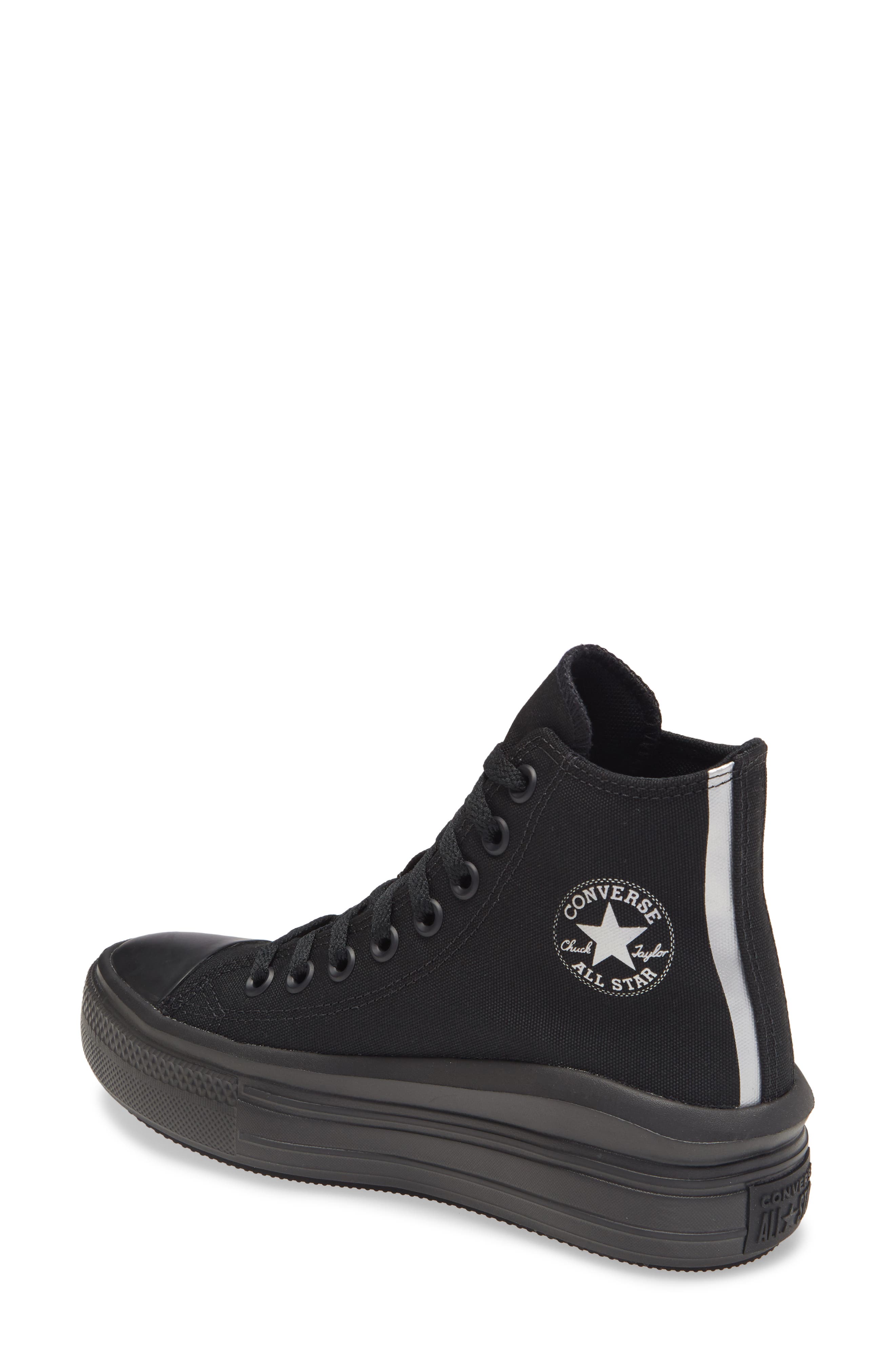 Converse Chuck Taylor<sup>®</sup> All Star<sup>®</sup> Move High Top Platform Sneaker, Alternate, color, 