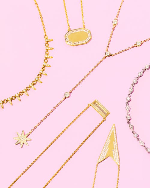 Mazin Jewels Starburst Lariat Necklace