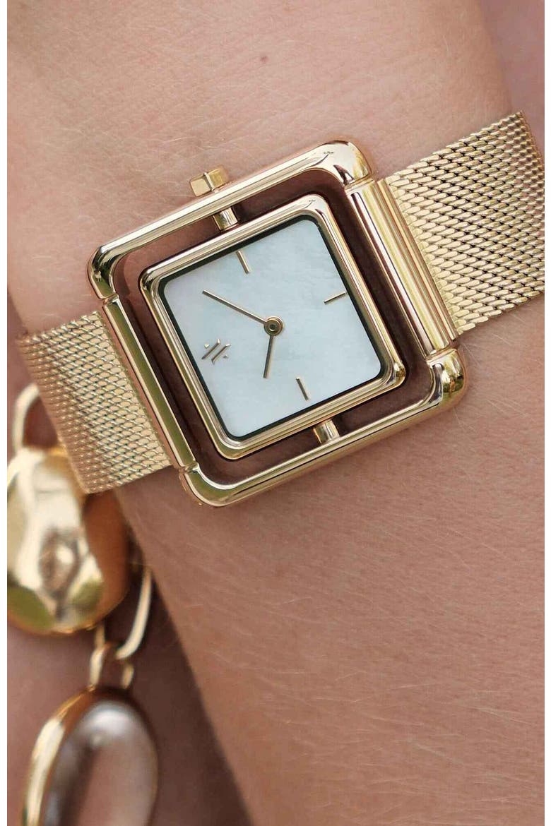 Umbra Watch, Alternate, color, White Pearl-Gold