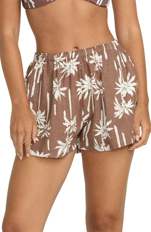 Billabong Sun Fade Print Shorts In Brown
