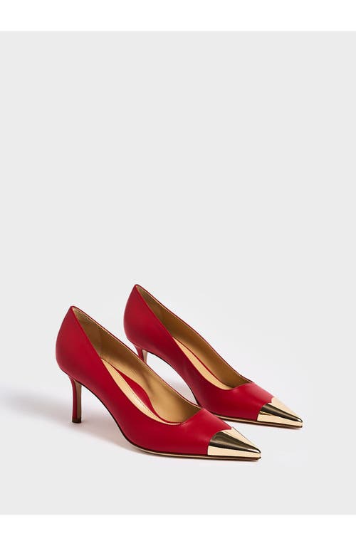 Marion Parke Ava Pump | Nappa In Red