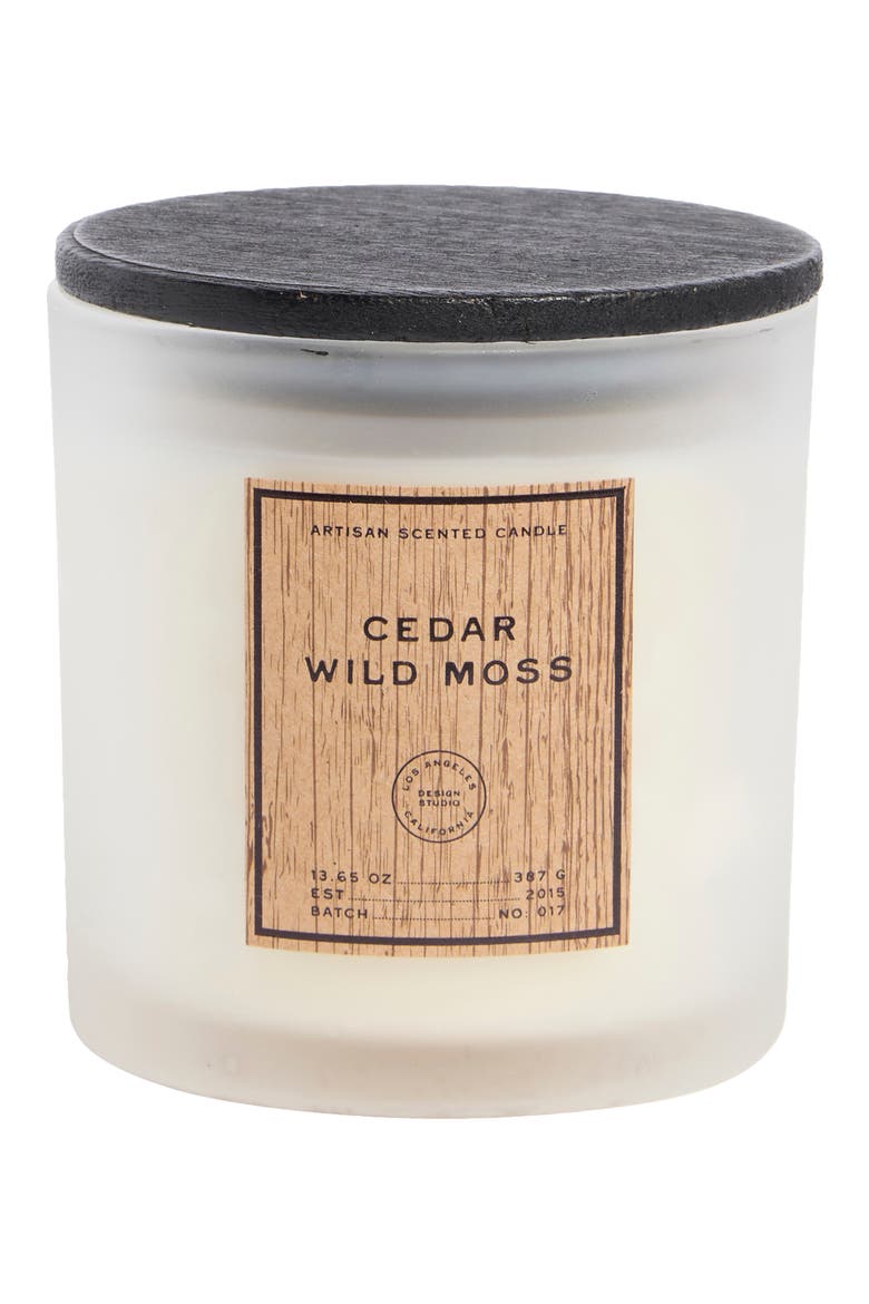 Cedar & Wild Moss Jar Candle, Main, color, CEDAR WILD MOSS