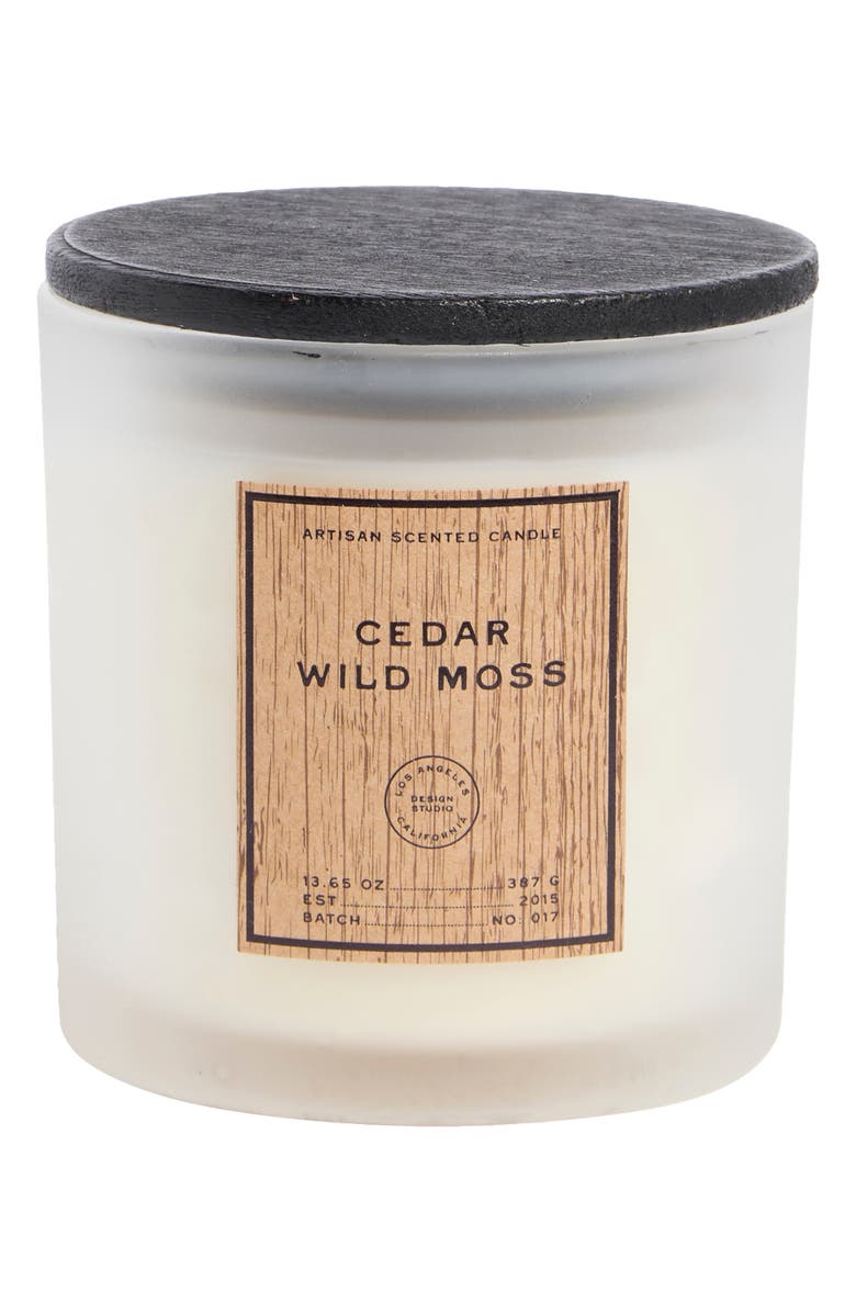 PORTOFINO CANDLES Cedar & Wild Moss Jar Candle, Main, color,