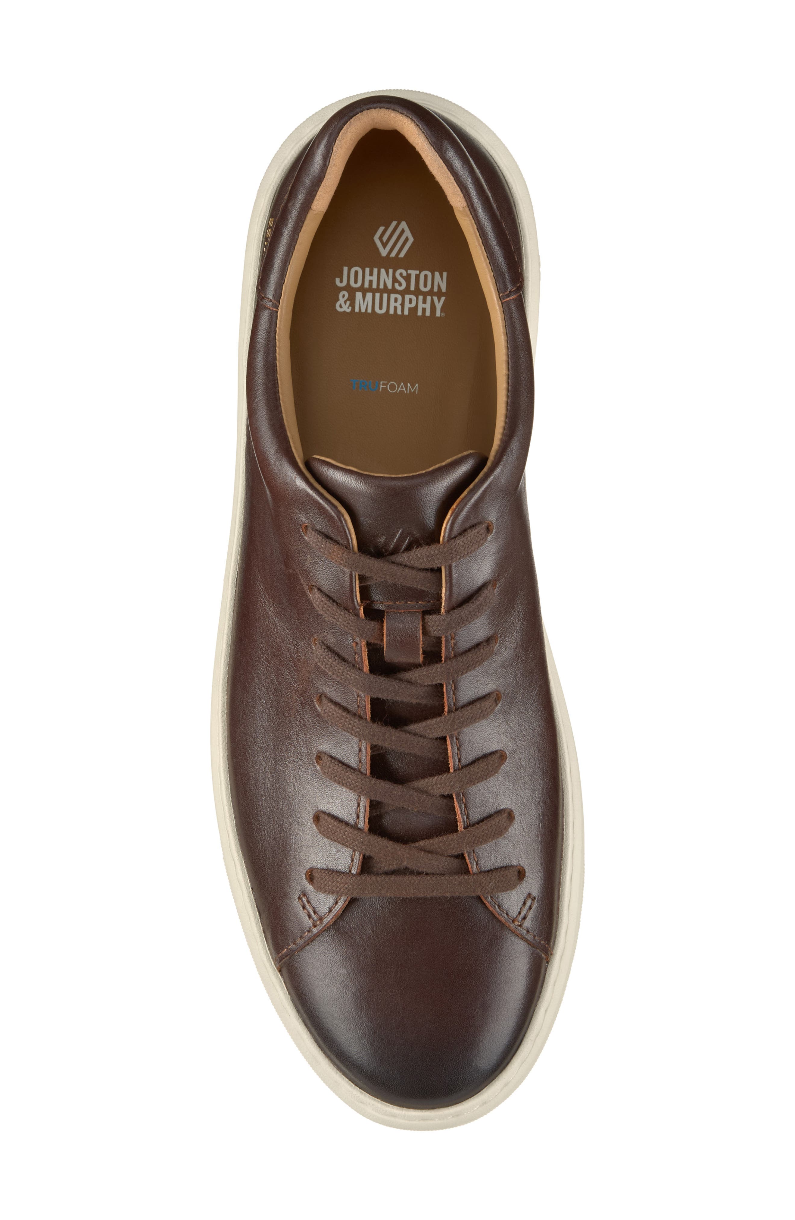Anders Low Top Sneaker, Alternate, color, MAHOGANY FULL GRAIN