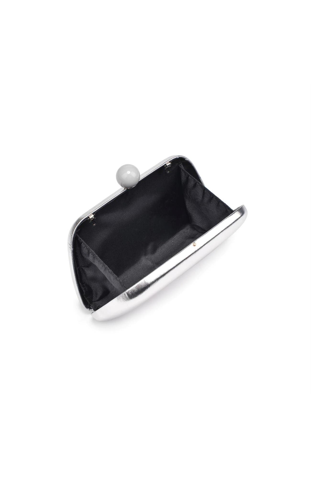 Sahara Evening Bag, Alternate, color, Silver