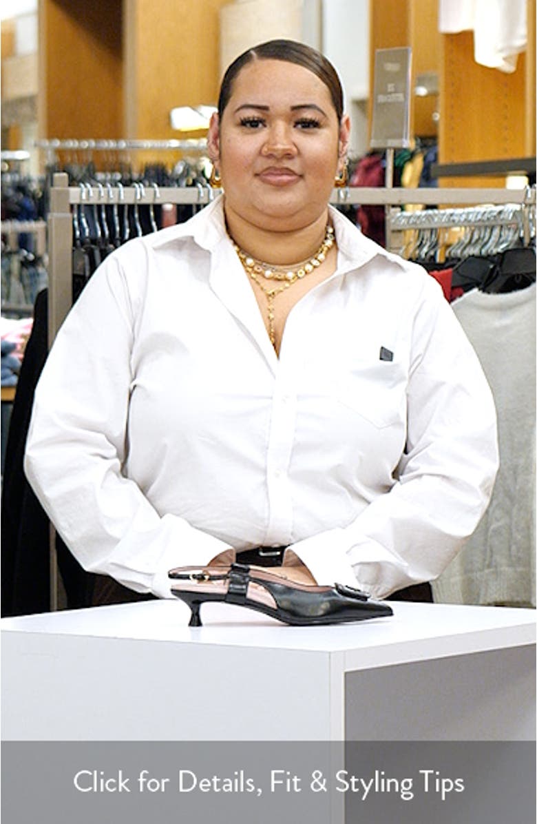 Amber Pointed Toe Slingback Pump, sales video thumbnail