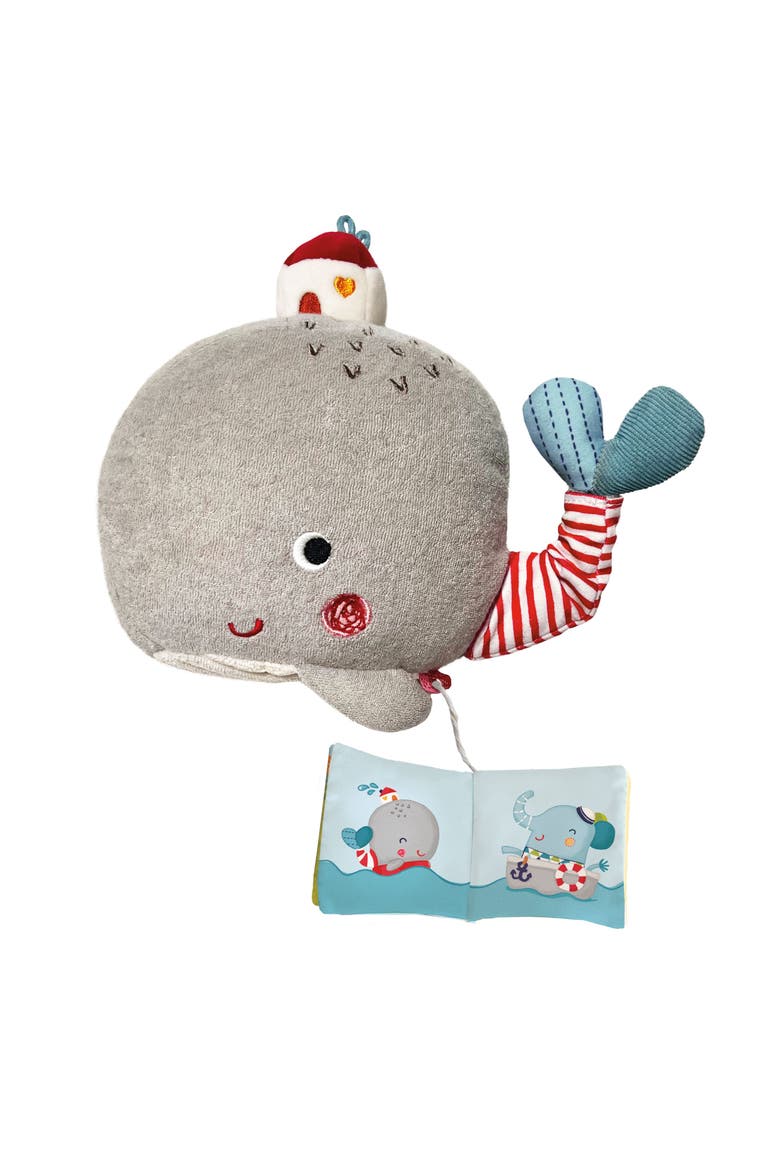 Wilma Whale Character Book & Plush Set, Main, color, Multi / Brown