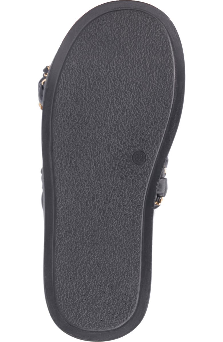 OLIVIA MILLER Kids' Cross Band Slide Sandal, Alternate, color,