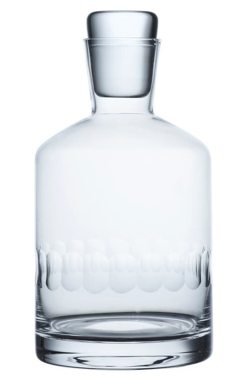 The Vintage List Crystal Decanter In Transparent