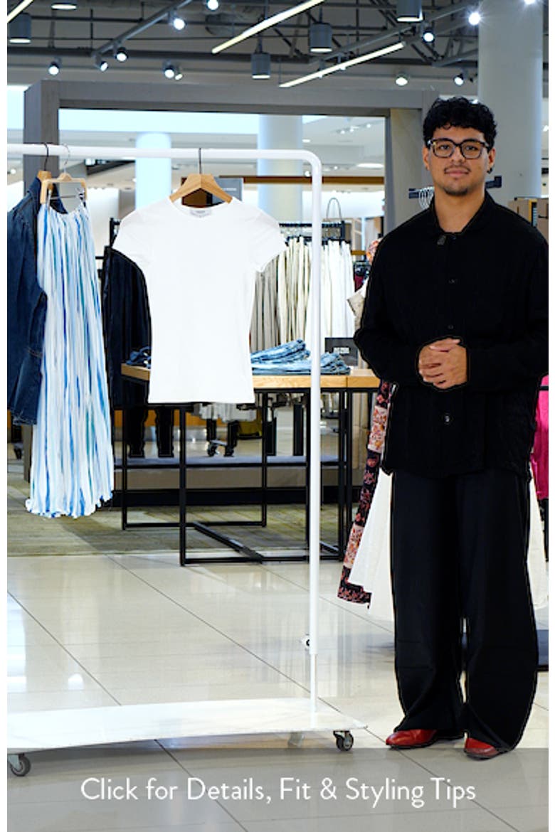 Strech Cotton Cap Sleeve T-Shirt video