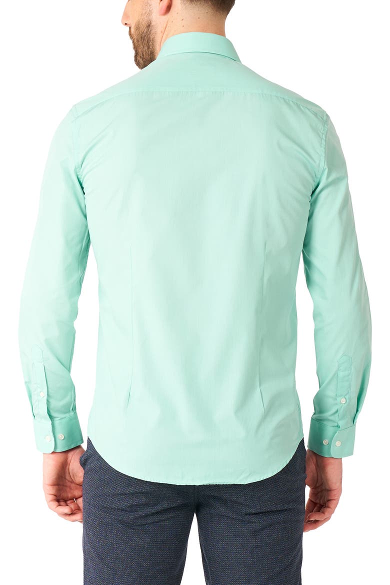 Magic Mint Button-Up Shirt, Alternate, color, TEAL/MINT