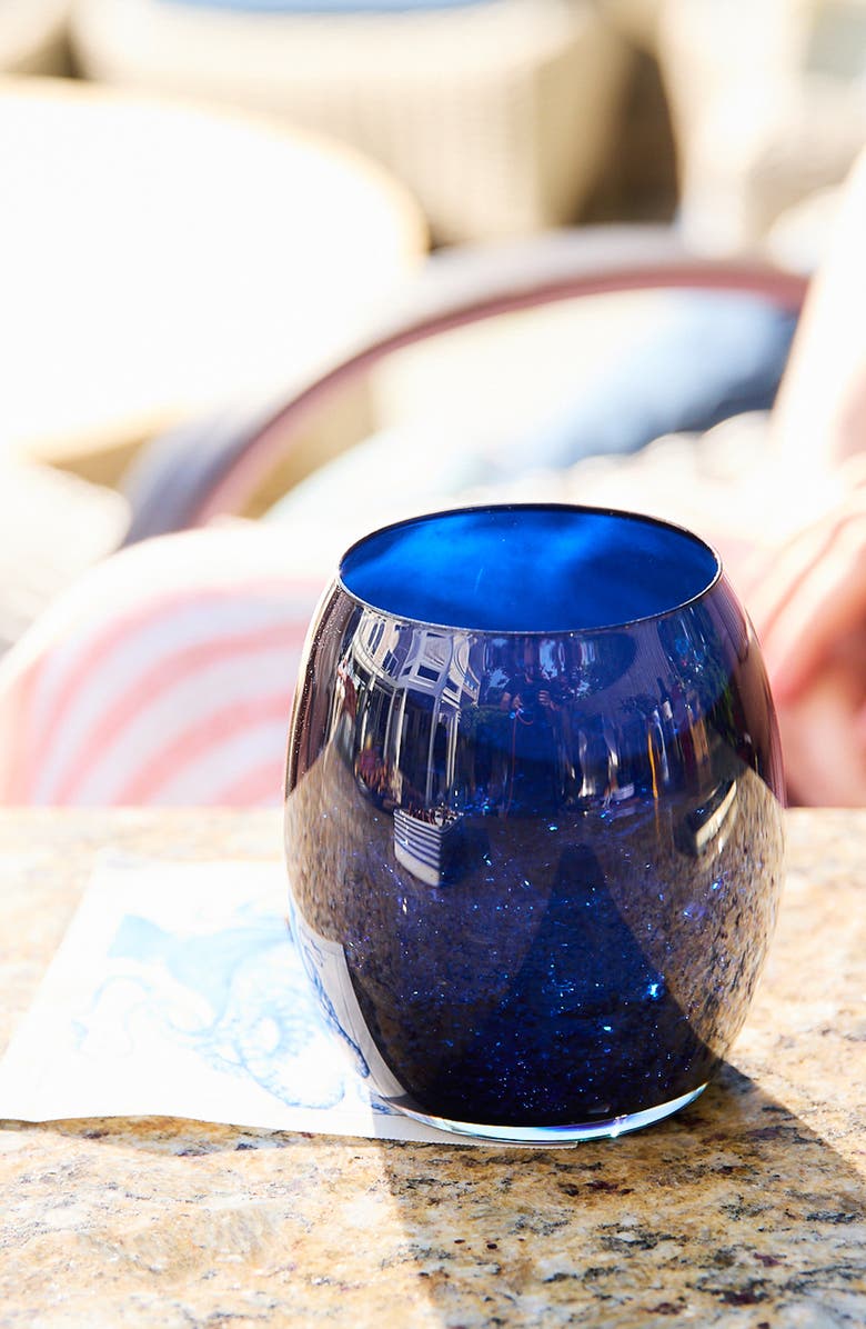 Caskata Les Nuages Blue Tumblers Set of 4 - Blue, Alternate, color, Blue