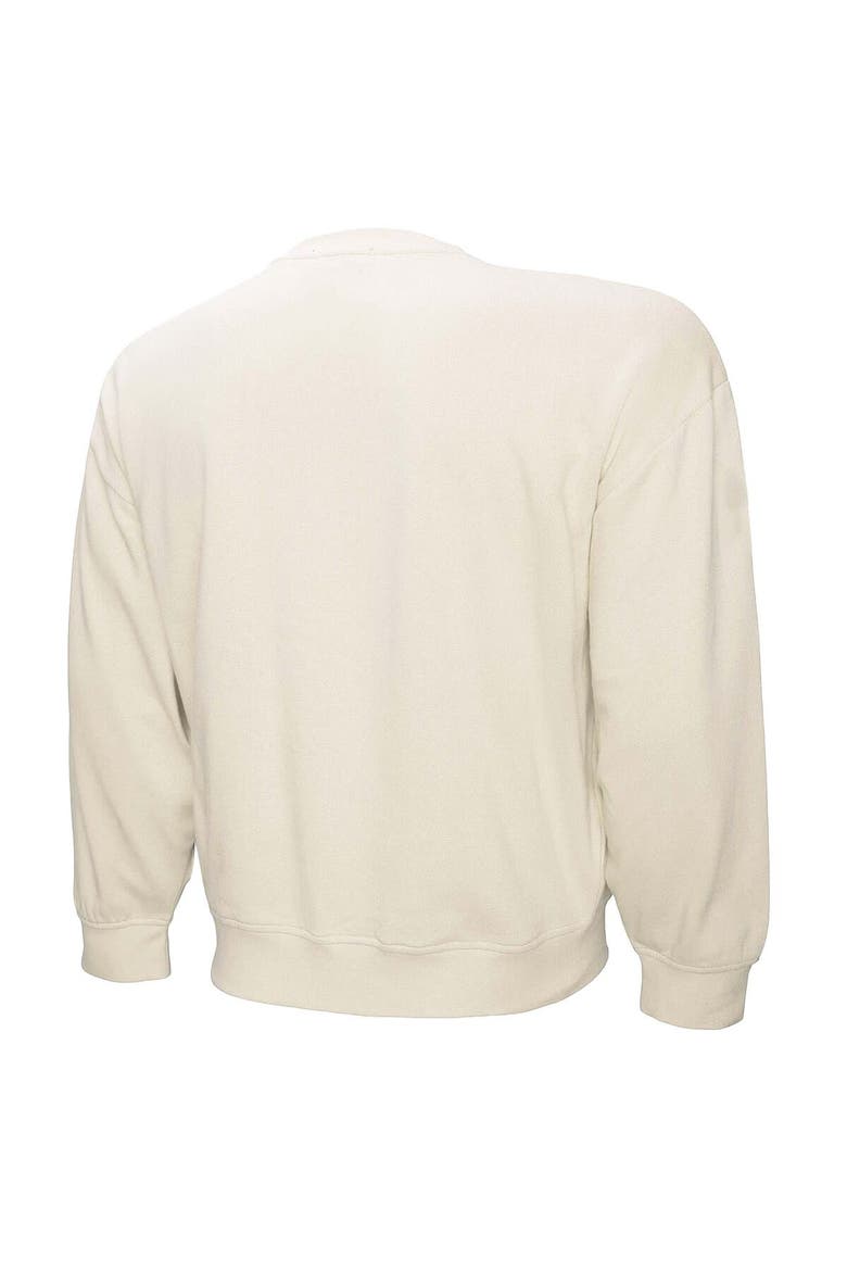 Women's Mitchell & Ness Cream Houston Astros Cooperstown Collection Laurel Crew Pullover Sweatshirt, Alternate, color, Cream
