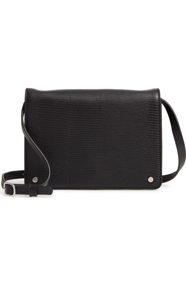 Treasure & Bond Mini Lex Leather Crossbody Bag, Main, color,