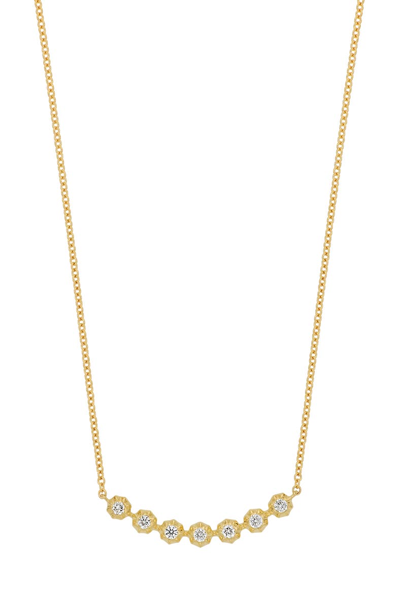 Bony Levy Monaco Diamond Frontal Necklace, Main, color, 
