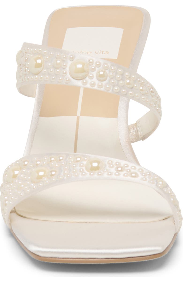 Dolce Vita Mahala Embellished Slide Sandal, Alternate, color, Ivory Stella