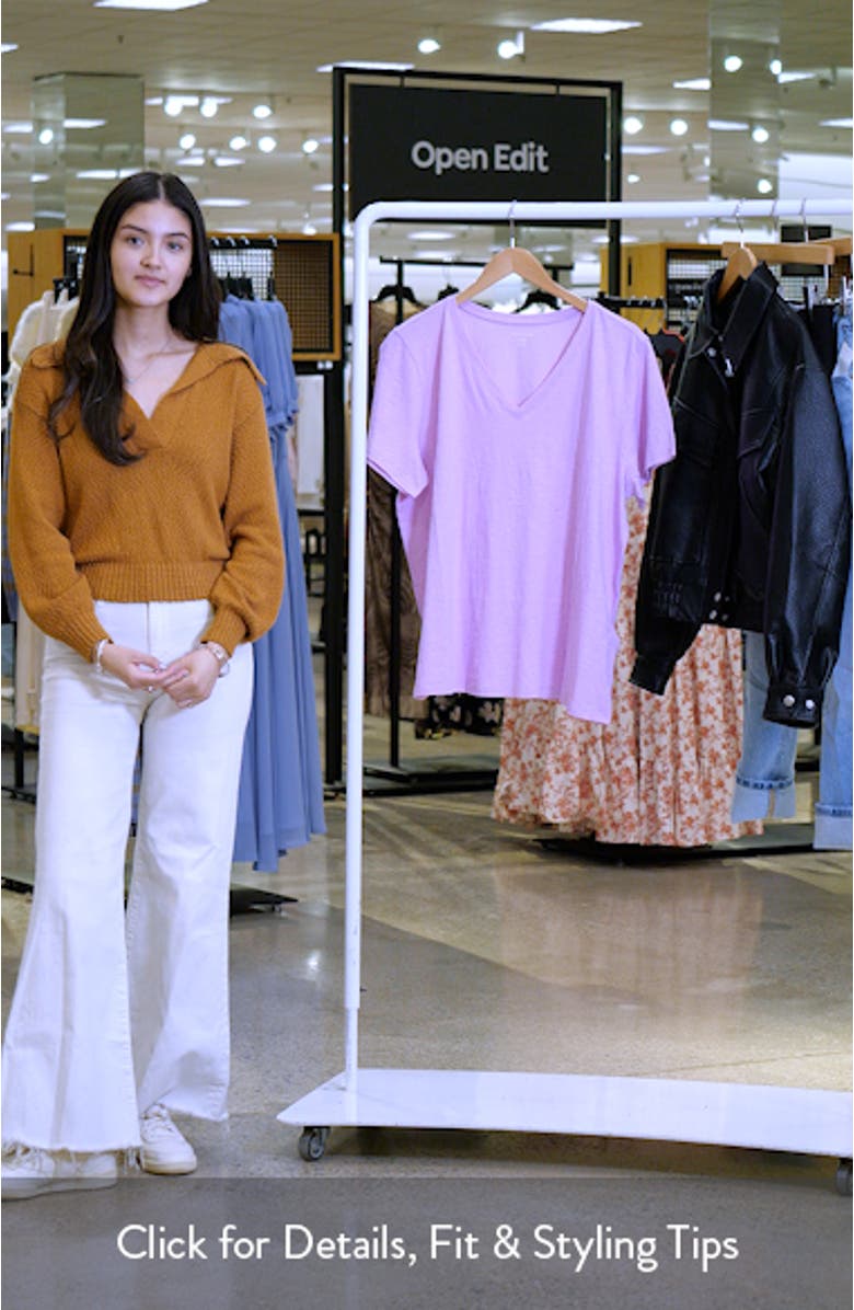 Easy Organic Cotton V-Neck T-Shirt, sales video thumbnail