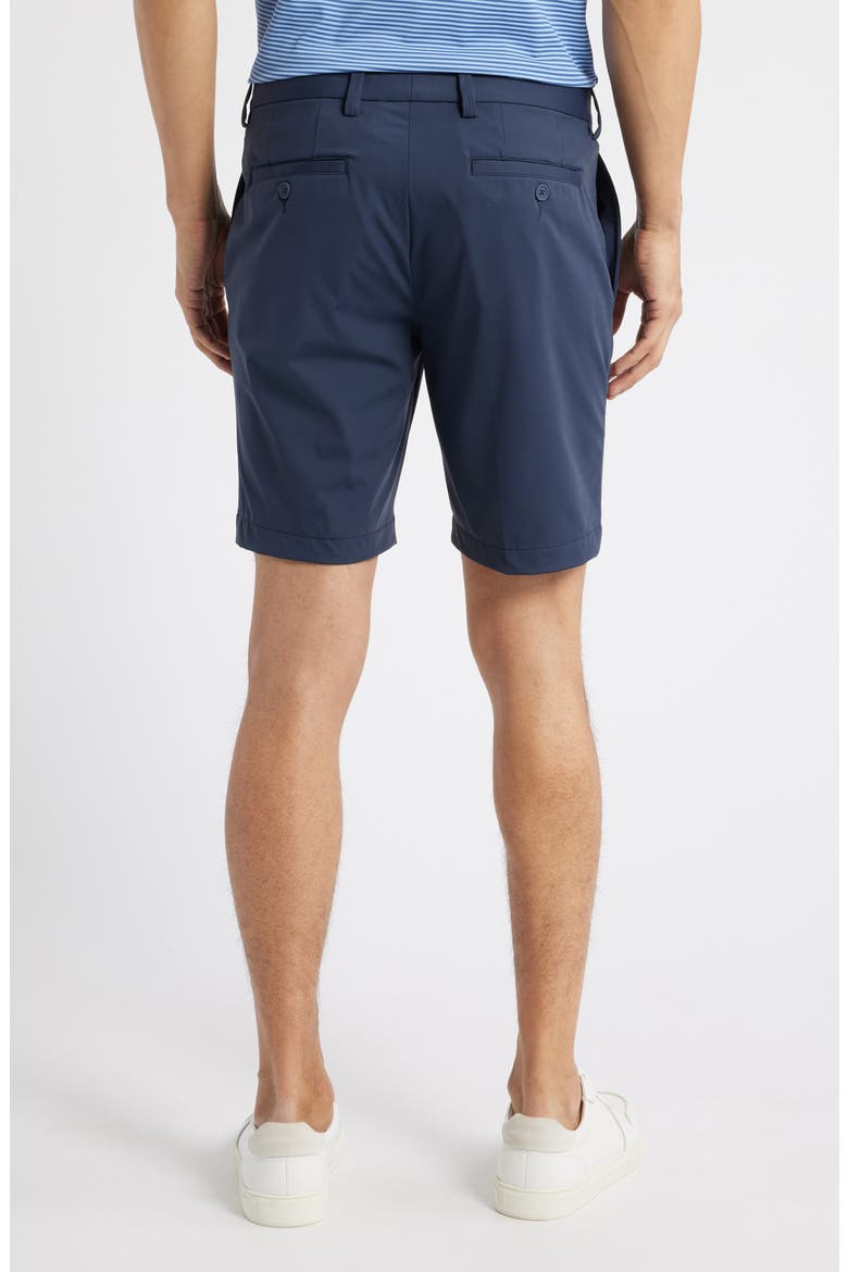 Sono Flat Front Stretch Chino Shorts, Alternate, color, MIDNIGHT