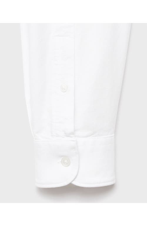Mango Regular Fit Oxford Button-down Shirt In White