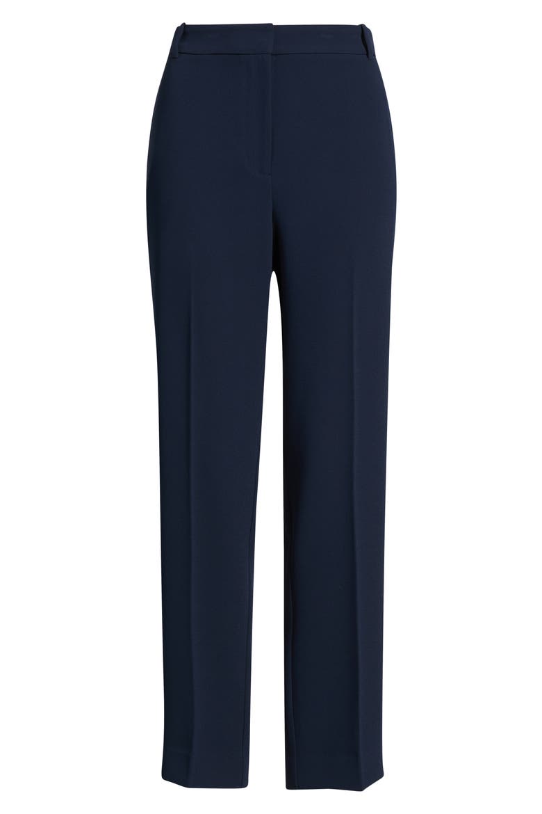 Gloria Crepe Ankle Pants, Alternate, color, NAVY