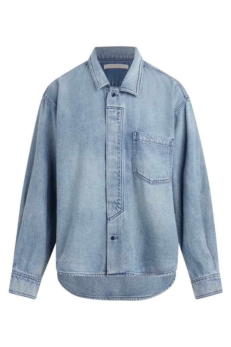 The Thinking About It Denim Shirt, Main, color, CORONADO